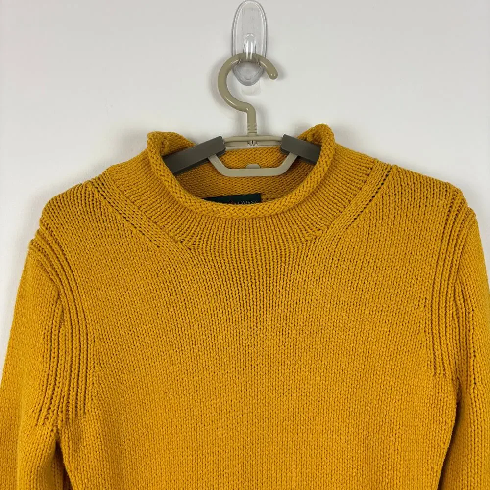 J. Crew Always XXS Women's 1988 rollneck sweater Fisherman Coastal Cabin